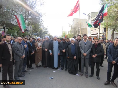 شرکت با شکوه اساتید، کارکنان و دانشجومعلمان دانشگاه فرهنگیان اردبیل در راهپیمایی 13 آبان