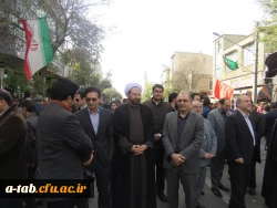 شرکت با شکوه اساتید، کارکنان و دانشجومعلمان دانشگاه فرهنگیان اردبیل در راهپیمایی 13 آبان 5