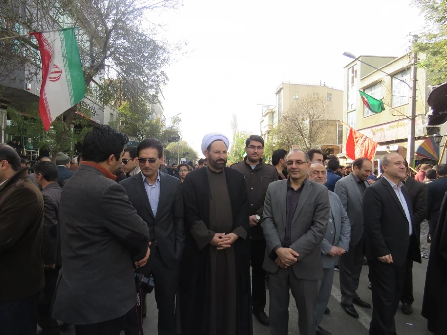 شرکت با شکوه اساتید، کارکنان و دانشجومعلمان دانشگاه فرهنگیان اردبیل در راهپیمایی 13 آبان 5