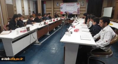 به همت کانون قرآن و عترت پردیس و با همکاری جهاد دانشگاهی اردبیل برگزارشد:

 اولین جلسه کرسی تلاوت و تدبر قرآن کریم