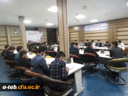 به همت کانون قرآن و عترت پردیس و با همکاری جهاد دانشگاهی اردبیل برگزارشد:

 اولین جلسه کرسی تلاوت و تدبر قرآن کریم  6