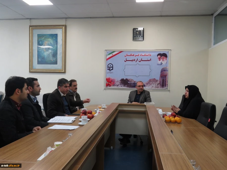 بازدید هیئت نظارت، ارزیابی و تضمین کیفیت آموزش عالی استان اردبیل از پردیس علامه طباطبایی 3