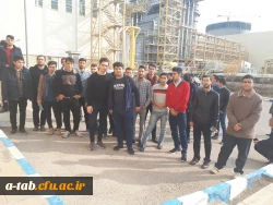بازدید دانشجومعلمان پردیس از نیروگاه سیکل ترکیبی سبلان 3