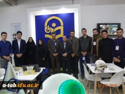 حضور دانشجو معلم پژوهشگر آقای امیررضا جهان پناه از پردیس علامه طباطبایی اردبیل در نمایشگاه پژوهش ، فناوری و فن بازار  2