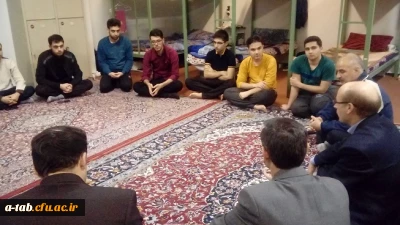 نشست صمیمی مشاوران، سرپرست شبانه روزی و دبیر کانون دانشجویی سلامت روان با دانشجویان سرای پردیس علامه طباطبایی اردبیل
