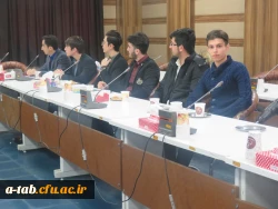 نشست اعضای شورای مرکزی کانون علمی- فرهنگی ایثار برادران و خواهران دانشگاه فرهنگیان اردبیل با حجت الاسلام زمانی مسئول نهاد نمایندگی مقام معظم رهبری در دانشگاه فرهنگیان اردبیل 4