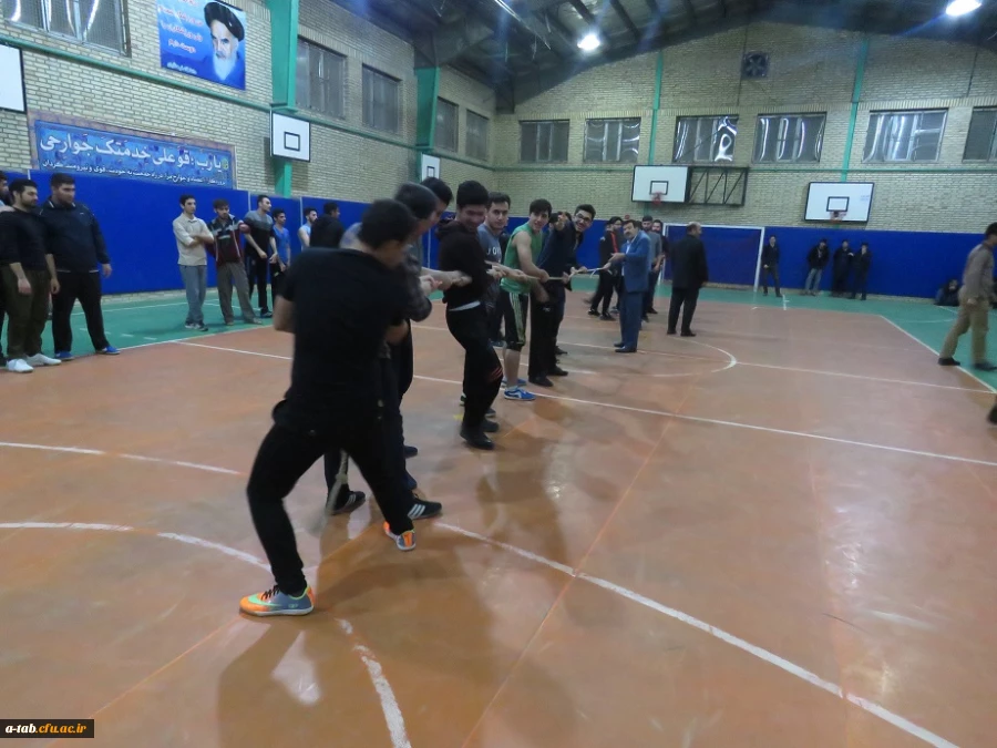 در پردیس علامه طباطبایی اردبیل برگزار شد:

یک دوره مسابقات طناب کشی و بسکتبال به مناسبت هفته سلامت مردان و شعار جهانی "مردان فعال تر ، مردان سالم تر "

 2