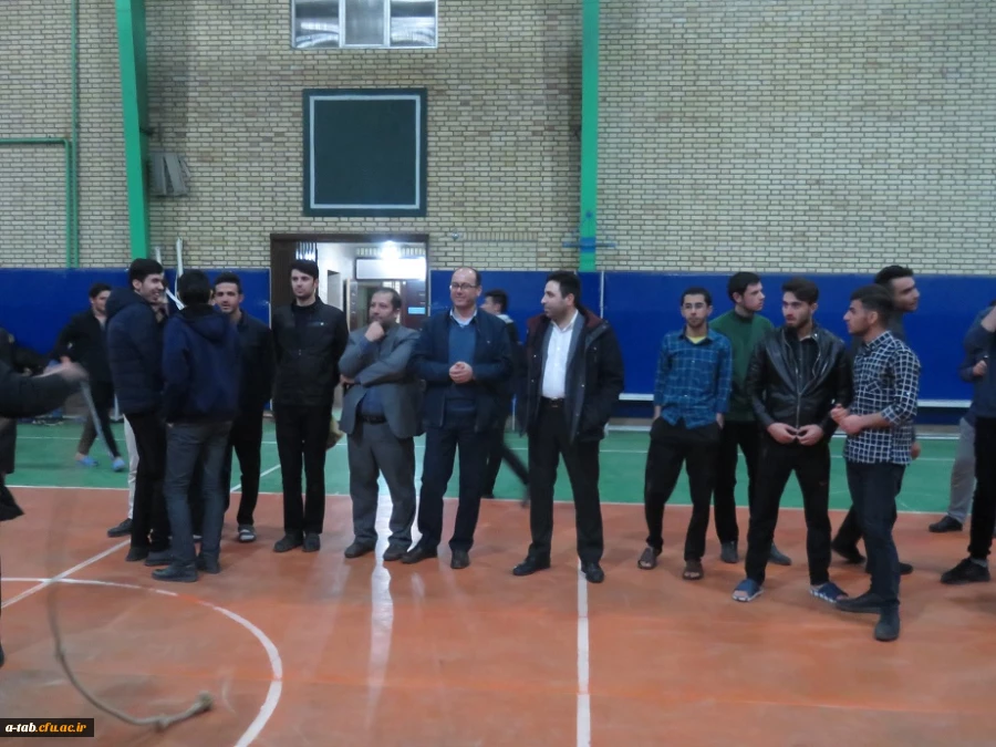 در پردیس علامه طباطبایی اردبیل برگزار شد:

یک دوره مسابقات طناب کشی و بسکتبال به مناسبت هفته سلامت مردان و شعار جهانی "مردان فعال تر ، مردان سالم تر "

 2