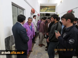 به مناسبت روز جانباز صورت پذیرفت:

عیادت دانشجومعلمان و کارکنان پردیس علامه طباطبایی از جانبازان و ایثارگران عزیز بستری در بیمارستان شهید پاریاب جانبازان اردبیل (ایثار) 2