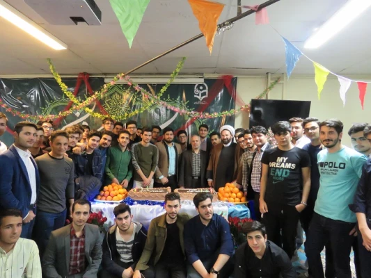 جشن میلاد منجی عالم بشریت حضرت مهدی موعود(عج) درپردیس علامه طباطبایی دانشگاه فرهنگیان اردبیل 2