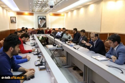 بازدید دانشجومعلمان پردیس علامه طباطبایی از واحد فناوری اطلاعات و سالن ویدئو کنفرانس اداره کل آموزش و پرورش اردبیل