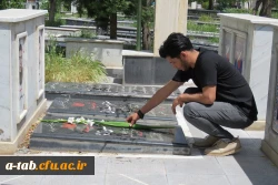 به مناسبت سالروز آزادسازی خرمشهر انجام گرفت:

عطرافشانی مزار شهدای والامقام دفاع مقدس و مدافعان حرم توسط مسؤلین و دانشجومعلمان پردیس علامه طباطبایی اردبیل 4