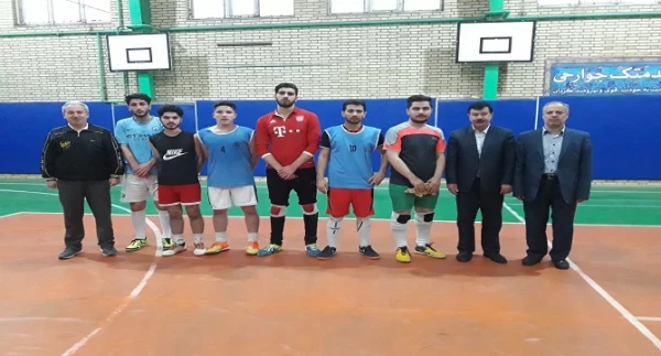 برگزاری فینال مسابقات ورزش گروهی رشته فوتسال تحت عنوان  "هفته معلم وجام رمضان " 2