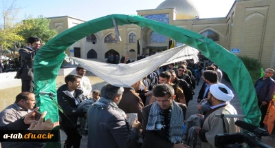 بدرقه دانشجومعلمان دانشگاه فرهنگیان استان اردبیل به پیاده روی اربعین به روایت تصویر