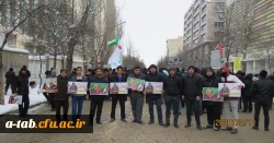 حضور اساتید، کارکنان و دانشجومعلمان پردیس علامه طباطبایی دانشگاه فرهنگیان استان اردبیل در راهپیمایی ۲۲ بهمن
 5