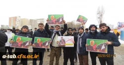 حضور اساتید، کارکنان و دانشجومعلمان پردیس علامه طباطبایی دانشگاه فرهنگیان استان اردبیل در راهپیمایی ۲۲ بهمن
 6