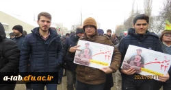 حضور اساتید، کارکنان و دانشجومعلمان پردیس علامه طباطبایی دانشگاه فرهنگیان استان اردبیل در راهپیمایی ۲۲ بهمن
 8