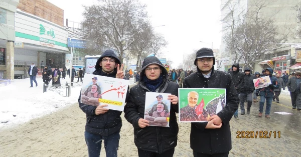 حضور اساتید، کارکنان و دانشجومعلمان پردیس علامه طباطبایی دانشگاه فرهنگیان استان اردبیل در راهپیمایی ۲۲ بهمن
 3