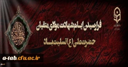 ایام شهادت مولای متقیان حضرت امام علی(ع) تسلیت باد.