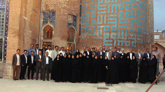 بازدید مسئولین دانشگاه فرهنگیان از آثار تاریخی اردبیل